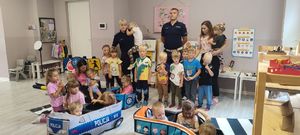 policjanci na spotkaniu