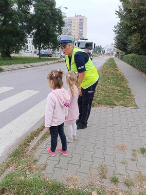 policjanci podczas działań