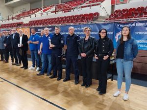 policjanci podczas turnieju