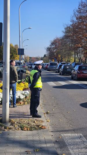 policjanci podczas działań