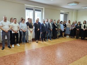 policjanci na spotkaniu