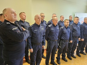 policjanci na spotkaniu