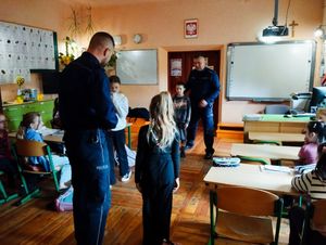 dzielnicowi podczas spotkania