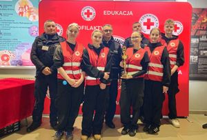 policjanci podczas turnieju