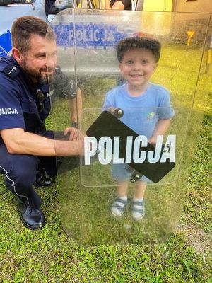 Dzielnicowi na pikniku rodzinnym