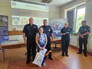 policjanci na spotkaniu