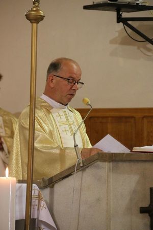 policjanci podczas uroczystości