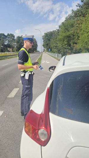policjanci podczas działań