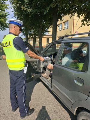 policjanci podczas działań