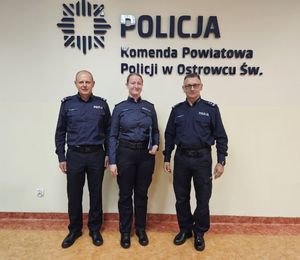 policjanci podczas spotkania
