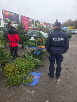 dzielnicowy podczas działań