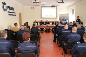 Odprawa roczna w ostrowieckiej komendzie