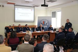 Odprawa roczna w ostrowieckiej komendzie