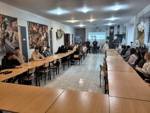 policjantki podczas spotkania